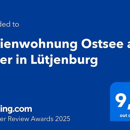 Ferienwohnung Ostsee Am Meer In Lütjenburg Exteriör bild